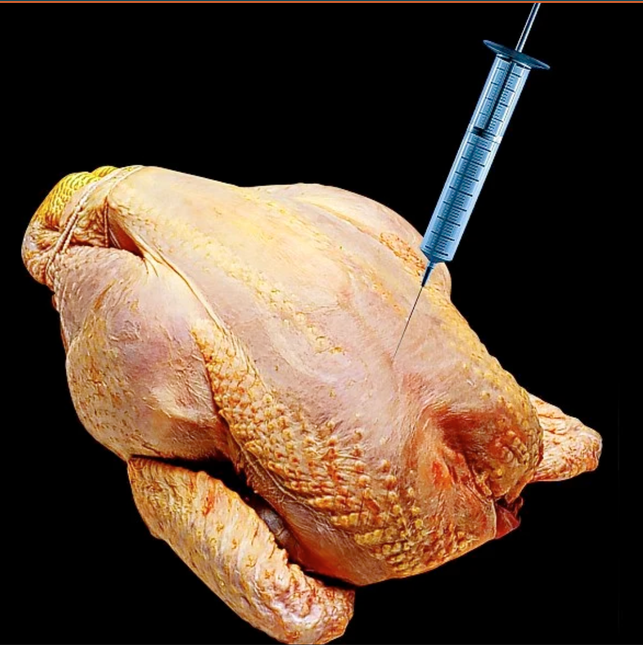 Chicken “enhanced” with water and salts. Image by Green Prophet