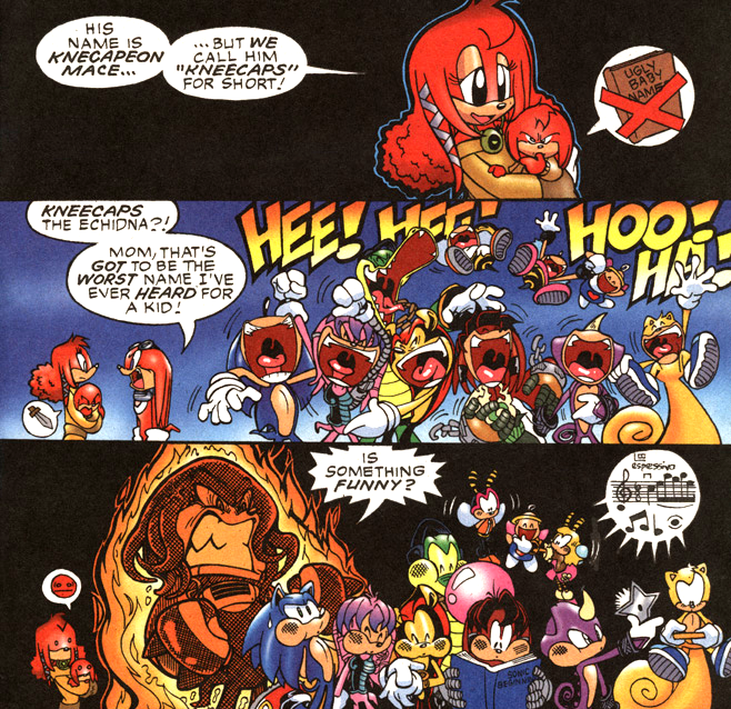 I read every Sonic comic by Ken Penders, and they're wilder than