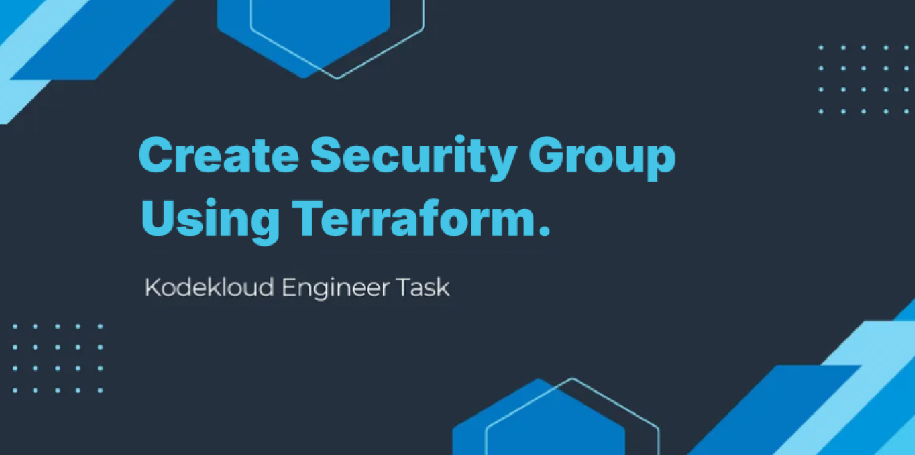 KodeKloud Engineer Day 95: Create Security Group Using Terraform.