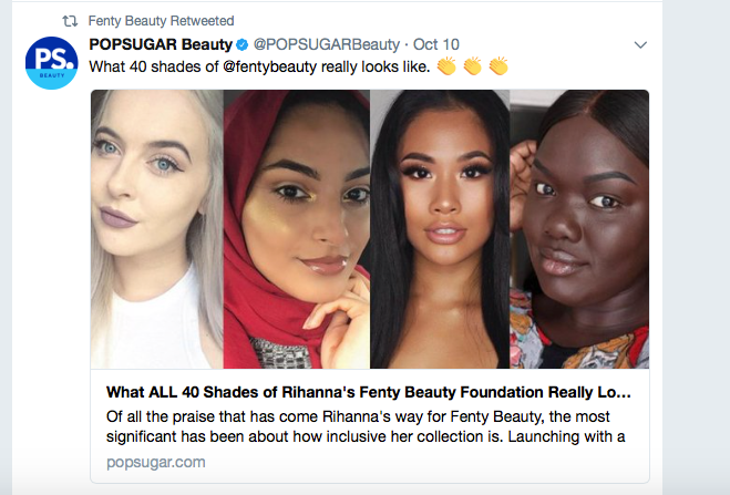 Fenty Beauty Social Media Audit. Rihanna launched her new beauty