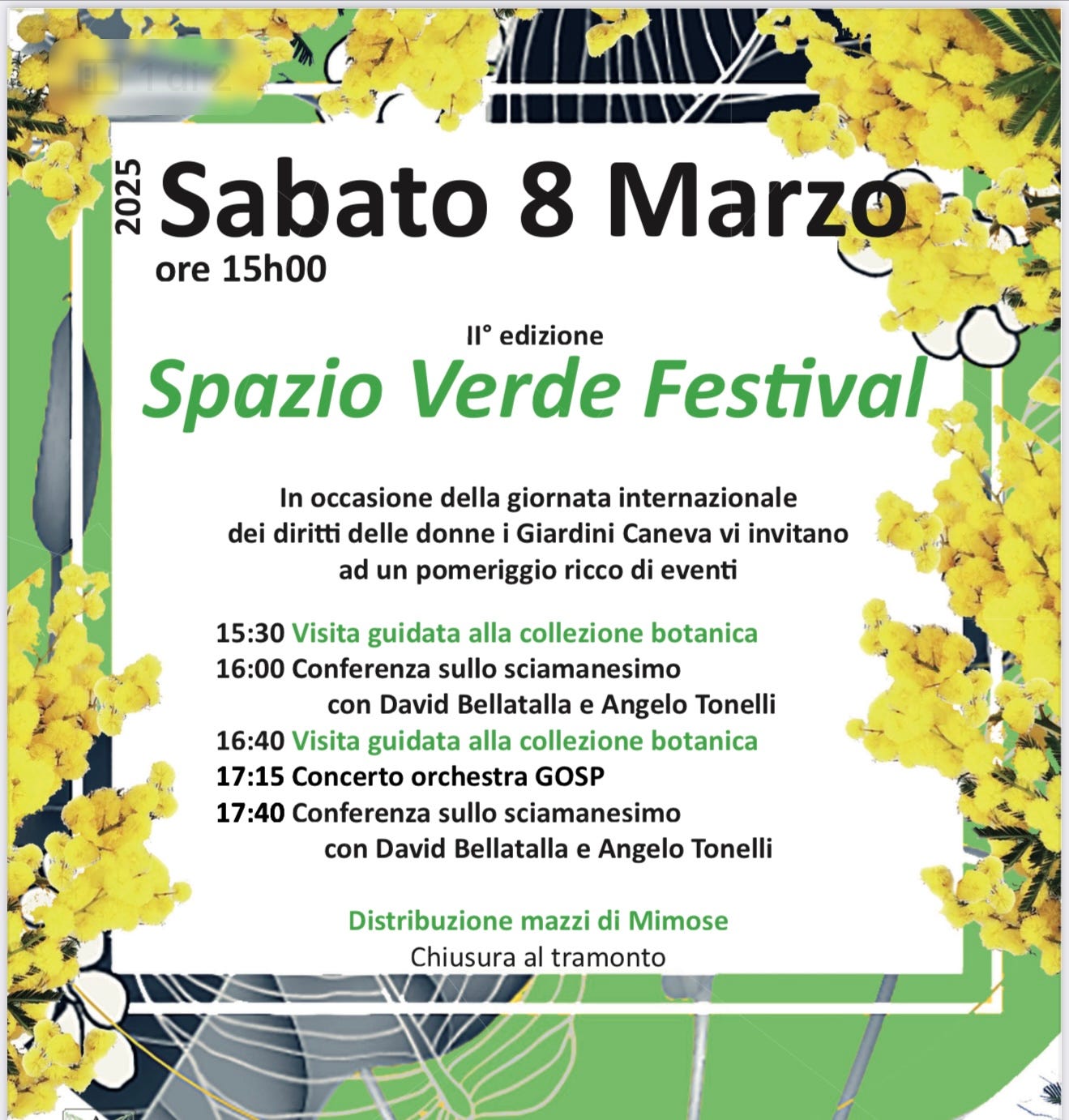 8 marzo ai Giardini Caneva