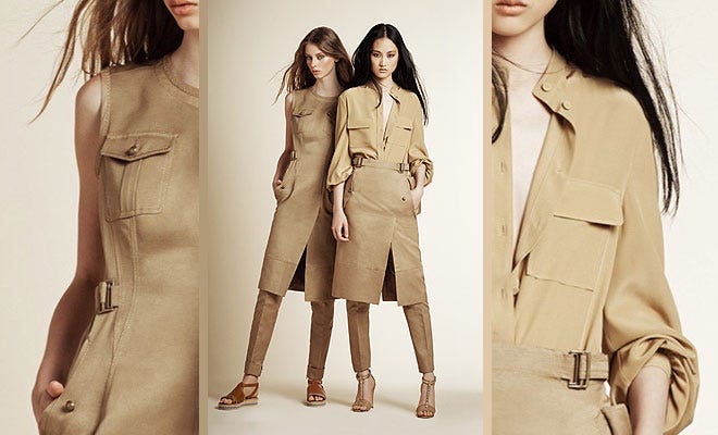 monochromatic beige coat dress Hampton Cream Houndstooth Textured Premium Wool Blend Pant For Men