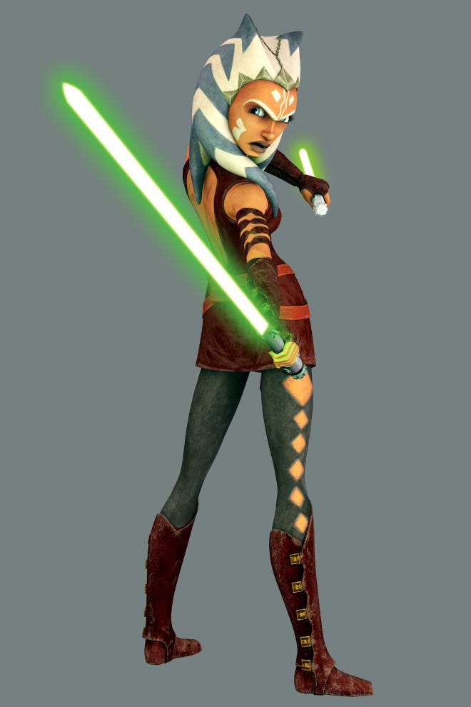 open lace back dress 2023 Ahsoka Great Mothers Costume Outfit Star Wars Great Monthers Hall   Becostume