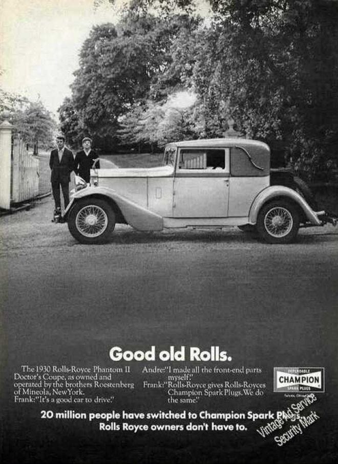 Luxury Automobile Advertising  Retro Ad of the Week RollsRoyce 1976