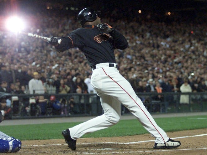 The day Barry Bonds hit his 71st home run to break Mark McGwire's