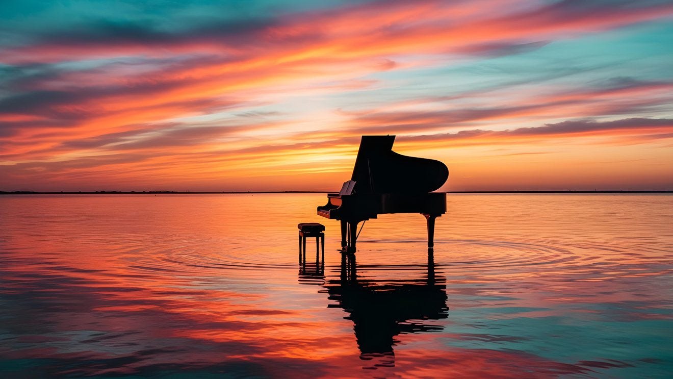 You need piano background music relax (trust me, I found the one)