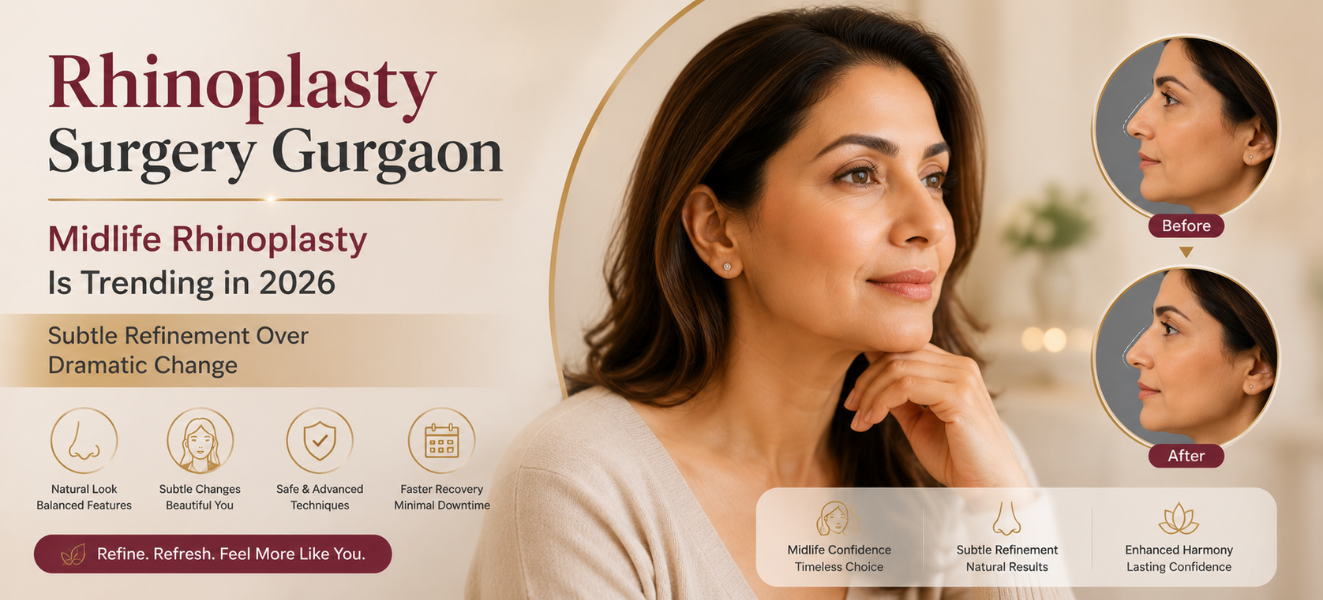 Rhinoplasty Surgery Gurgaon: Midlife Rhinoplasty Is Trending in 2026, Subtle Refinement Over…