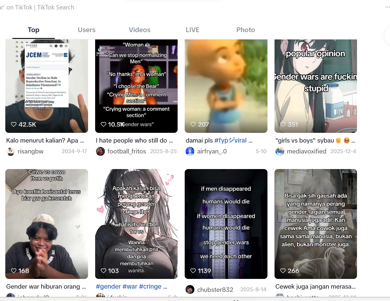Tiktok Sources