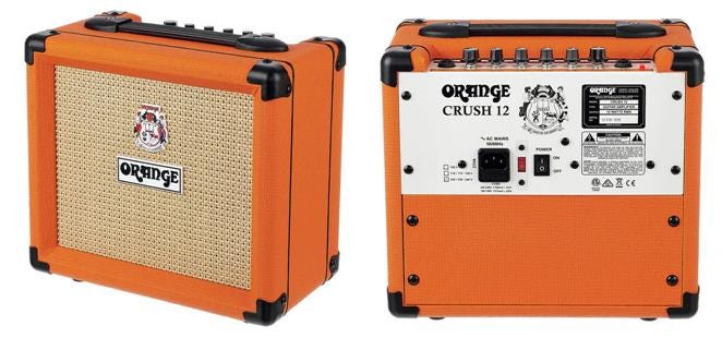 Orange Crush 12 Amp. The Orange Crush 12 Amp is a powerful by