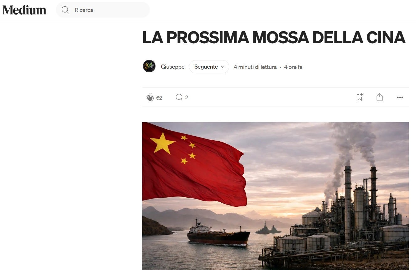In risposta alla chiusura dello Stretto di Hormuz: Ecco la contromossa della Cina!