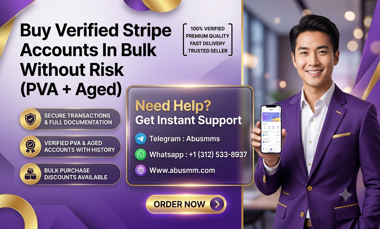 B’uy Veri’fied Stripe Accounts for Online Payments