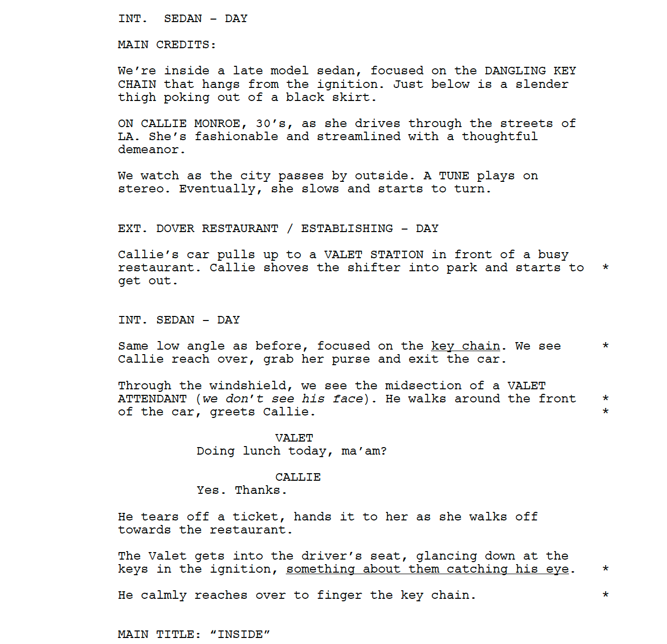 Page One: “Under the Bed” (2017)