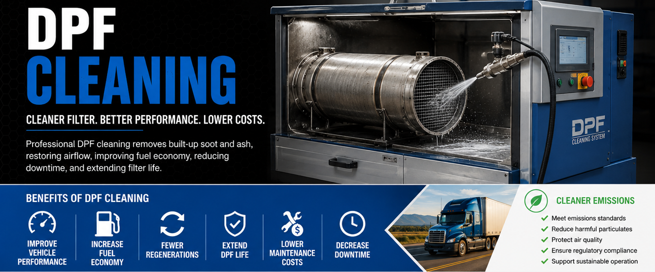 DPF Filter Cleaning: Improve Fuel Economy and Truck Performance