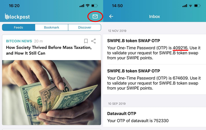 How to exchange your SWIPE points in Blockpost to SWIPE.B tokens!, by  Malcolm Chang, SwipeCrypto