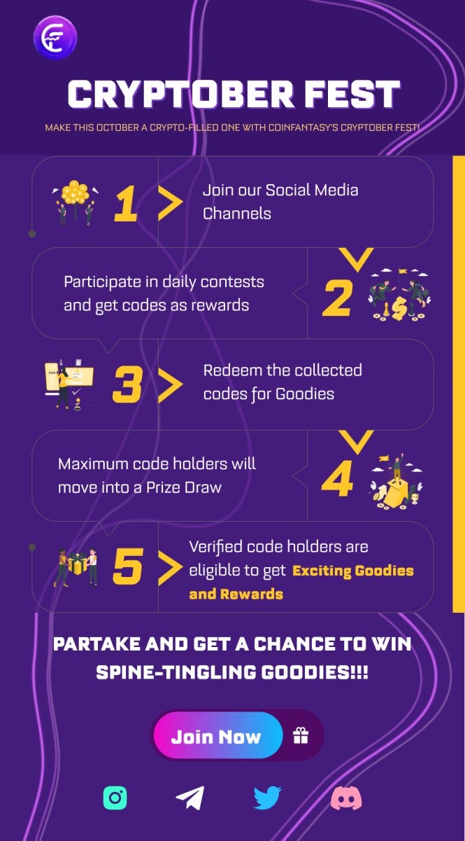 Partake In The “Cryptober Fest” And Get A Chance To Win Big Prize! | by  Namrata Gouda | DataDrivenInvestor