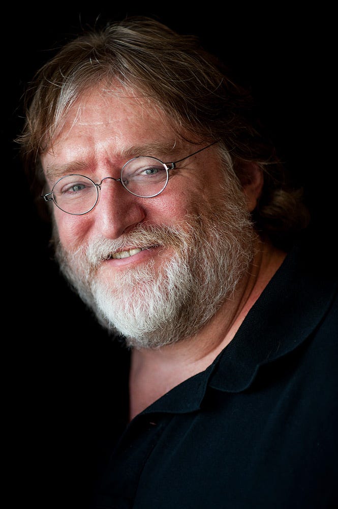 Stream #1: Gabe Newell and Erik Johnson from Valve by GameSlice