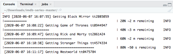 Data Analysis and Visualization of scraped data from IMDb with R