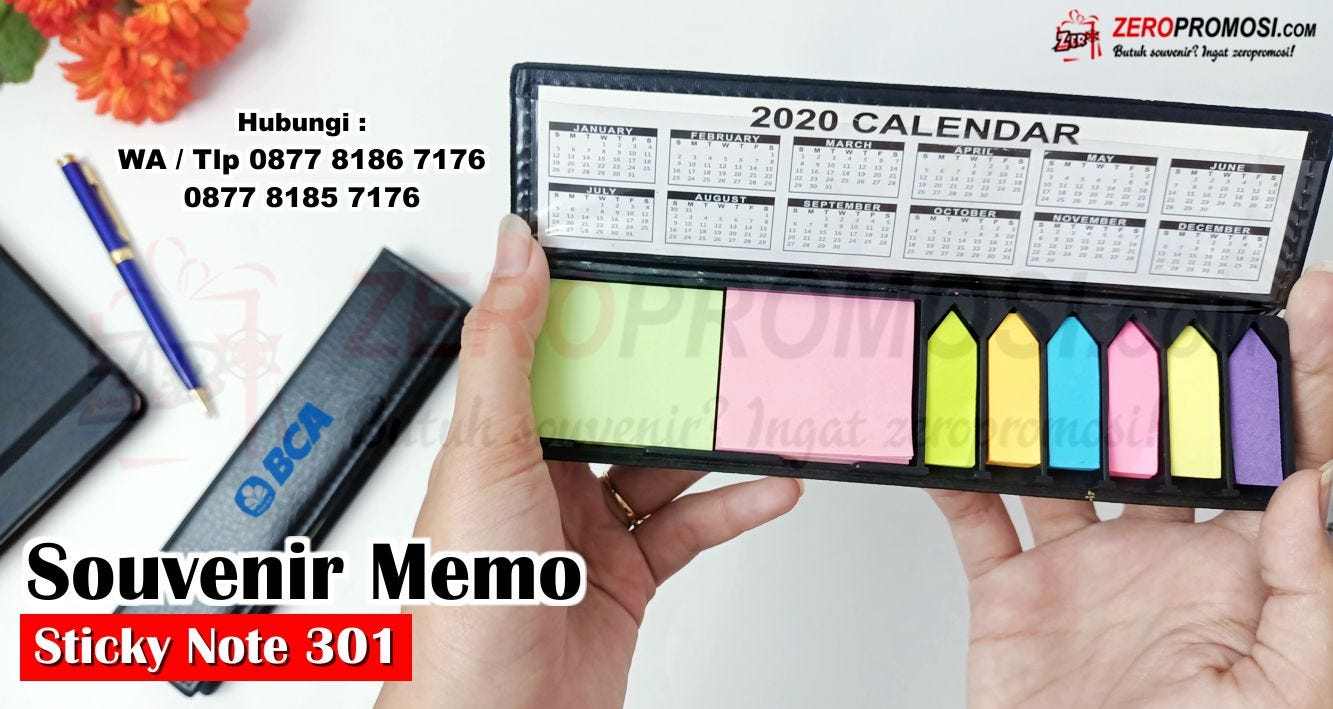 Sticky Note Custom Logo, Souvenir Kantor Praktis yang Selalu Digunakan