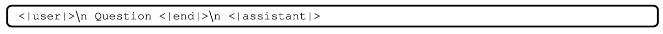 Chat template of Phi-mini