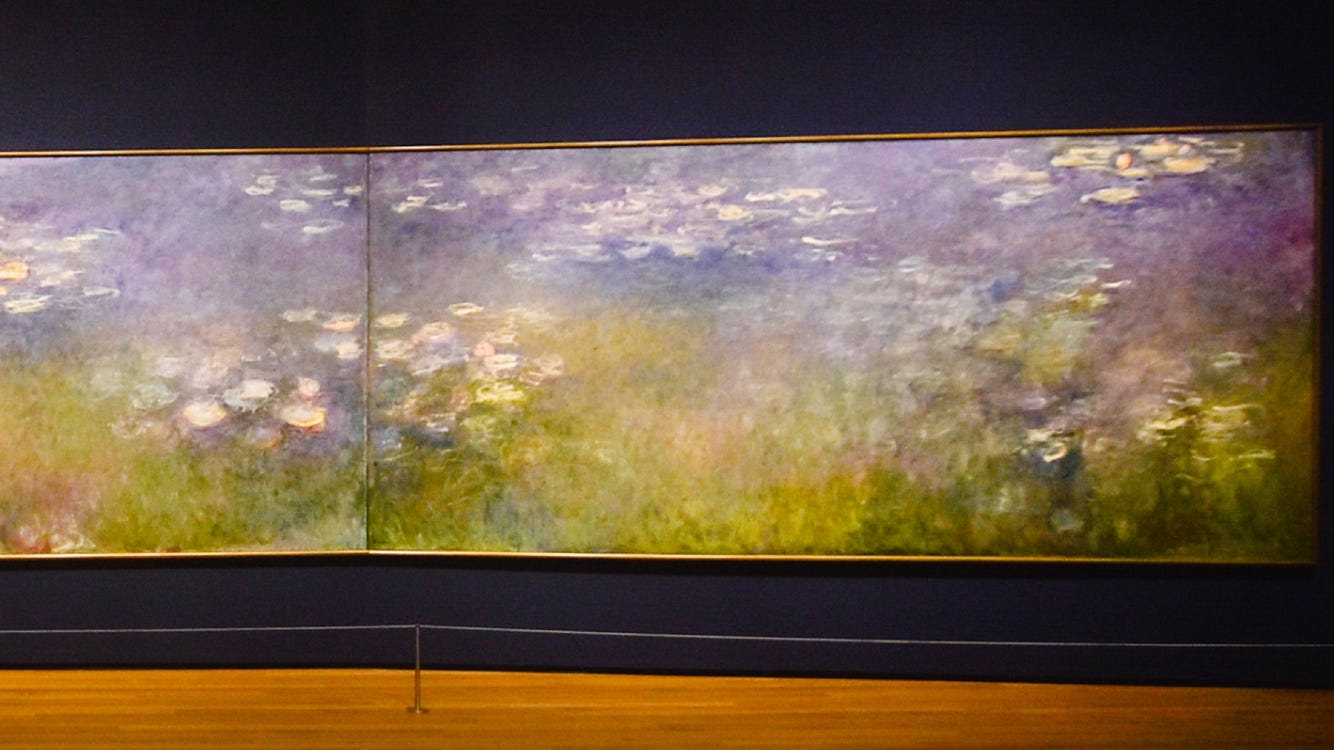 Wikimedia Commons: Monet Water Lillies Agapanthus
