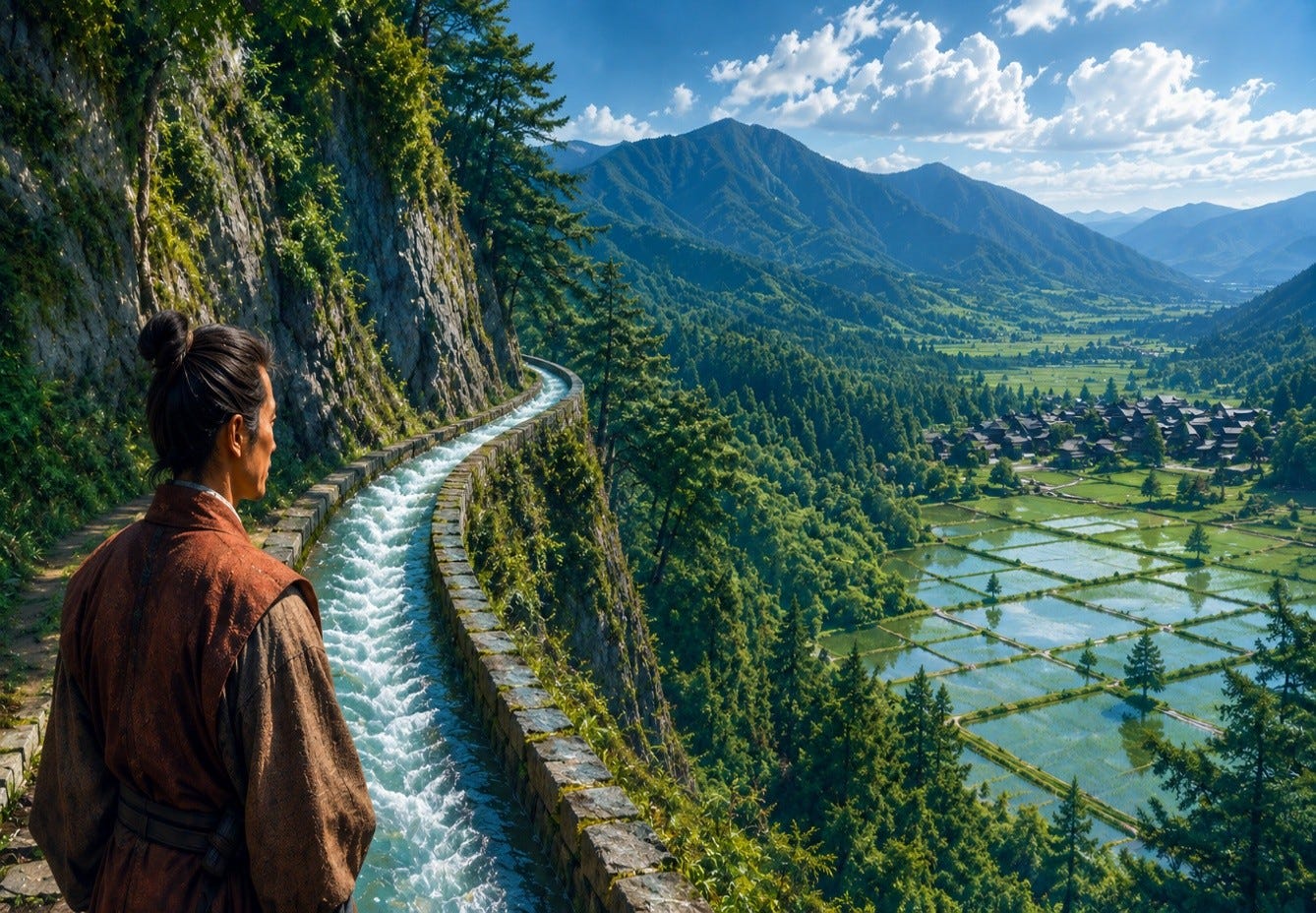 The Samurai of a Fallen Clan Whose Canal Still Produces Fine Rice 400 Years Later