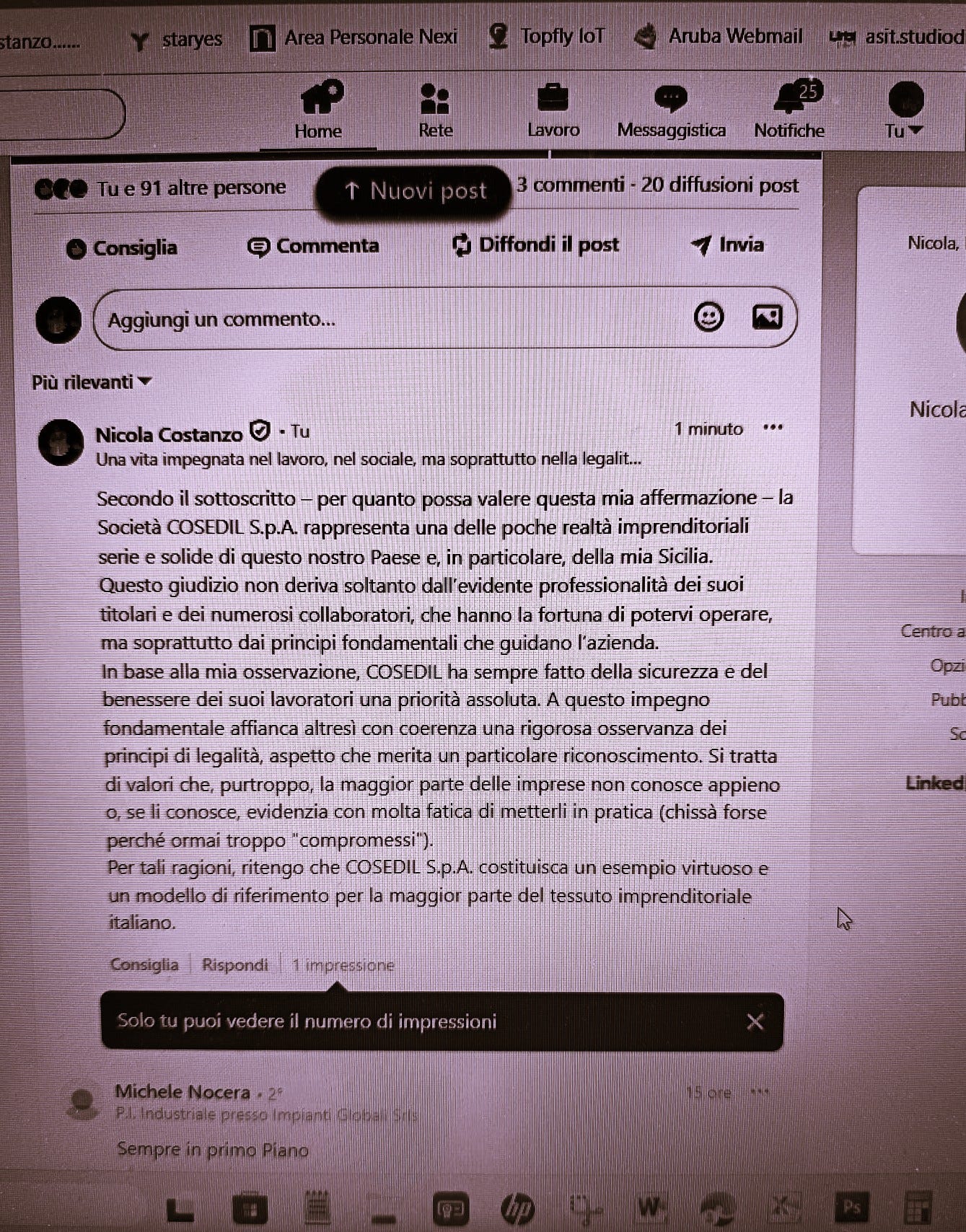 A proposito di “COSEDIL S.p.A.”: