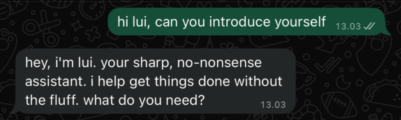 How did I build Lui, my personal assistant, using OpenClaw
