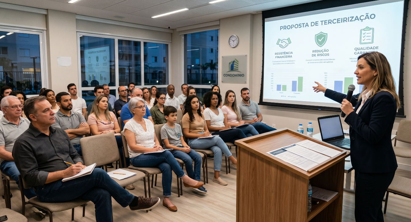 Assembleia sob Pressão: Como Blindar sua Proposta de Terceirização e Aprovar Projetos com Confiança