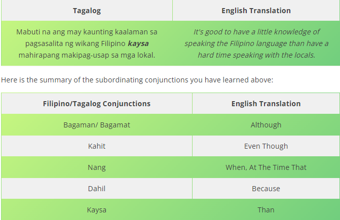 Tagalog Conjunctions: Unique But Easy Types By Ling Learn, 43% OFF