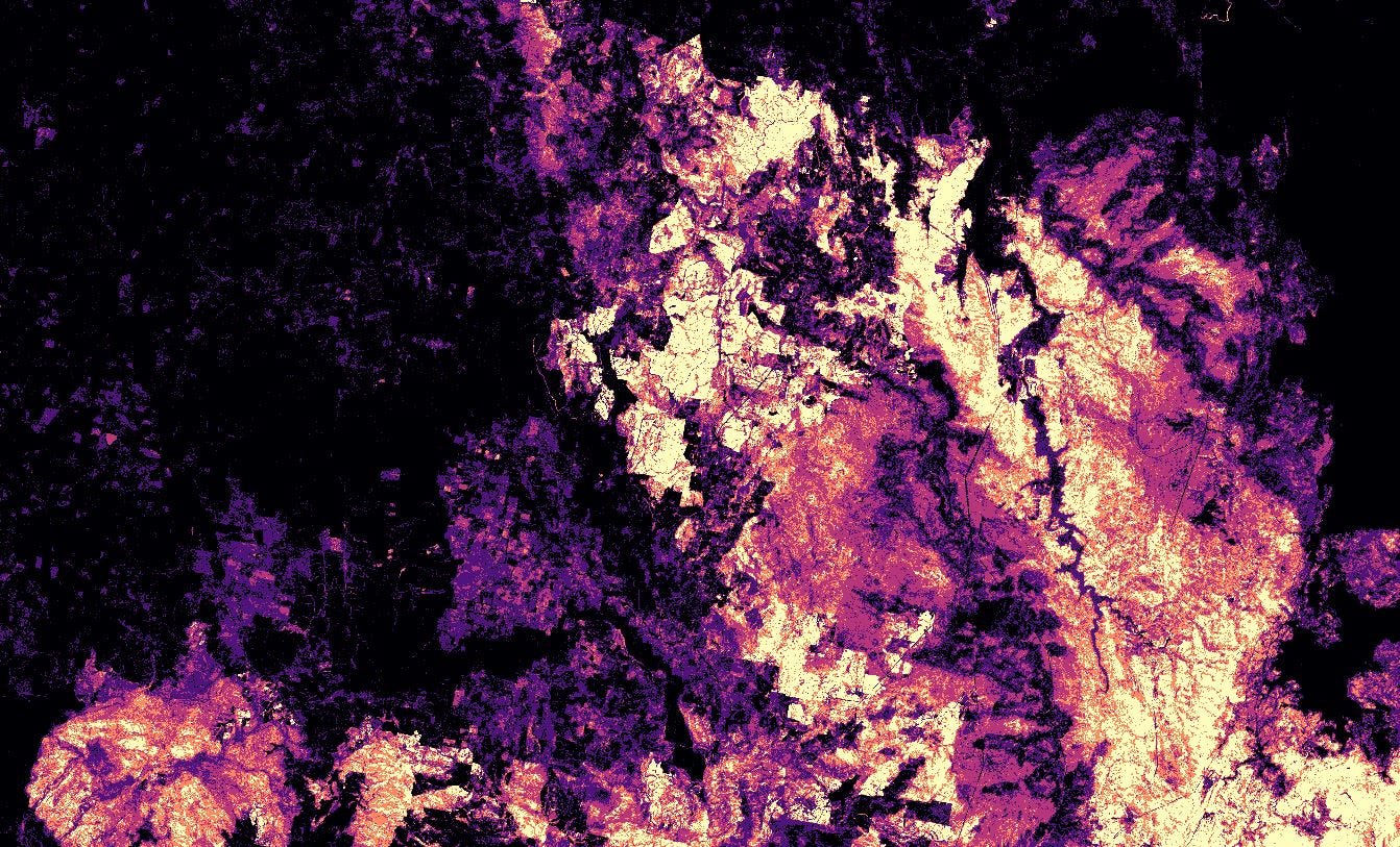 Mapping the 2019–2020 Australian Bushfires with the Open Data Cube
