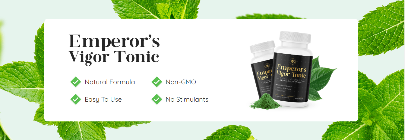 Help overcoming premature ejaculation with Emperor’s Vigor Tonic