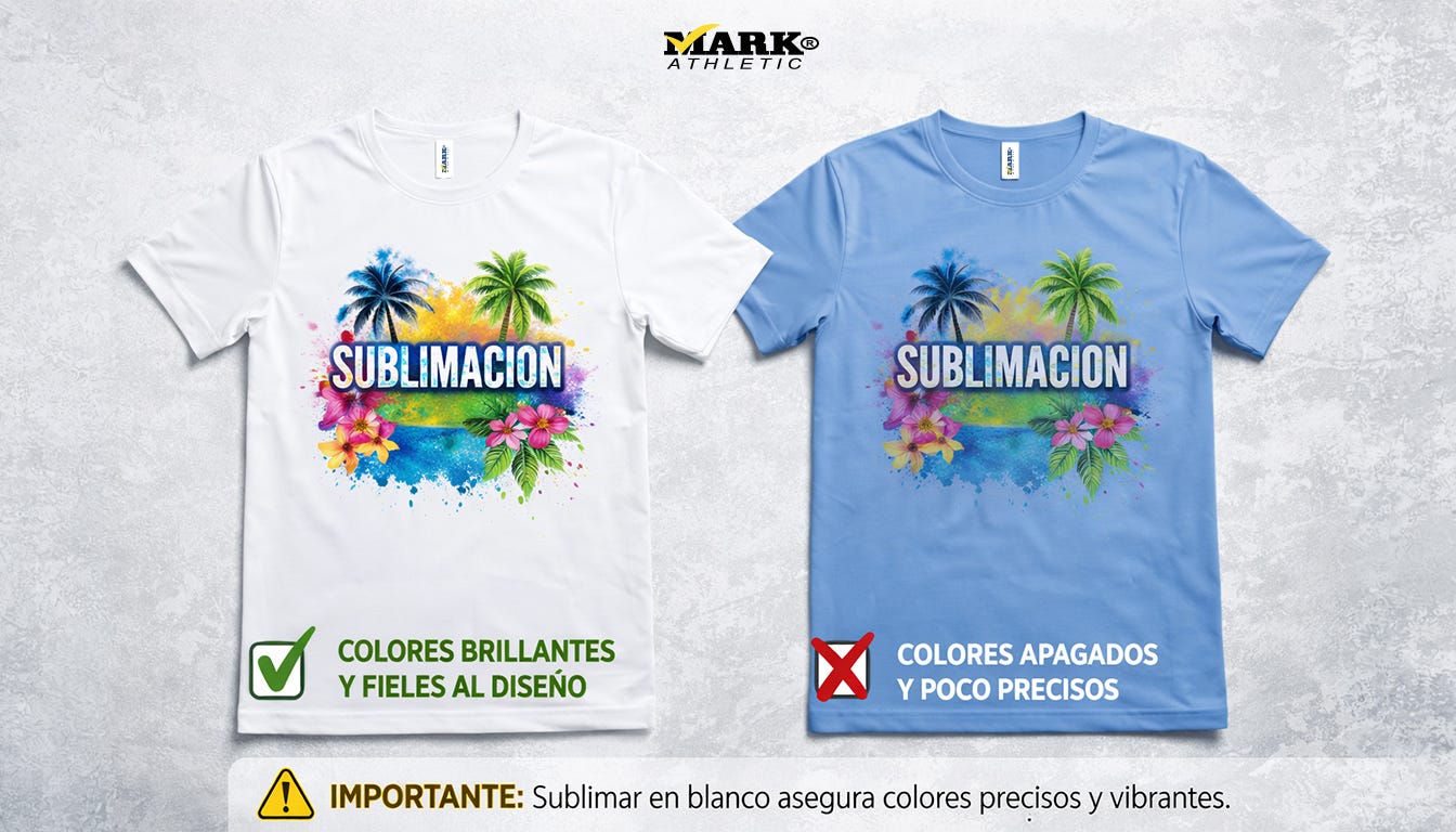 Mejor playera para sublimación en México | Guía 2026