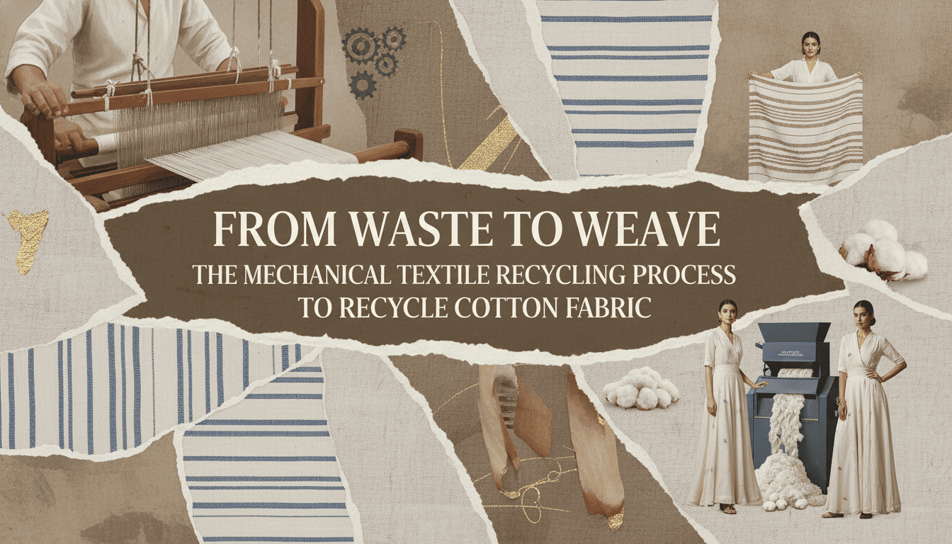 How to Recycle Cotton Fabric: The Mechanical Process Explained