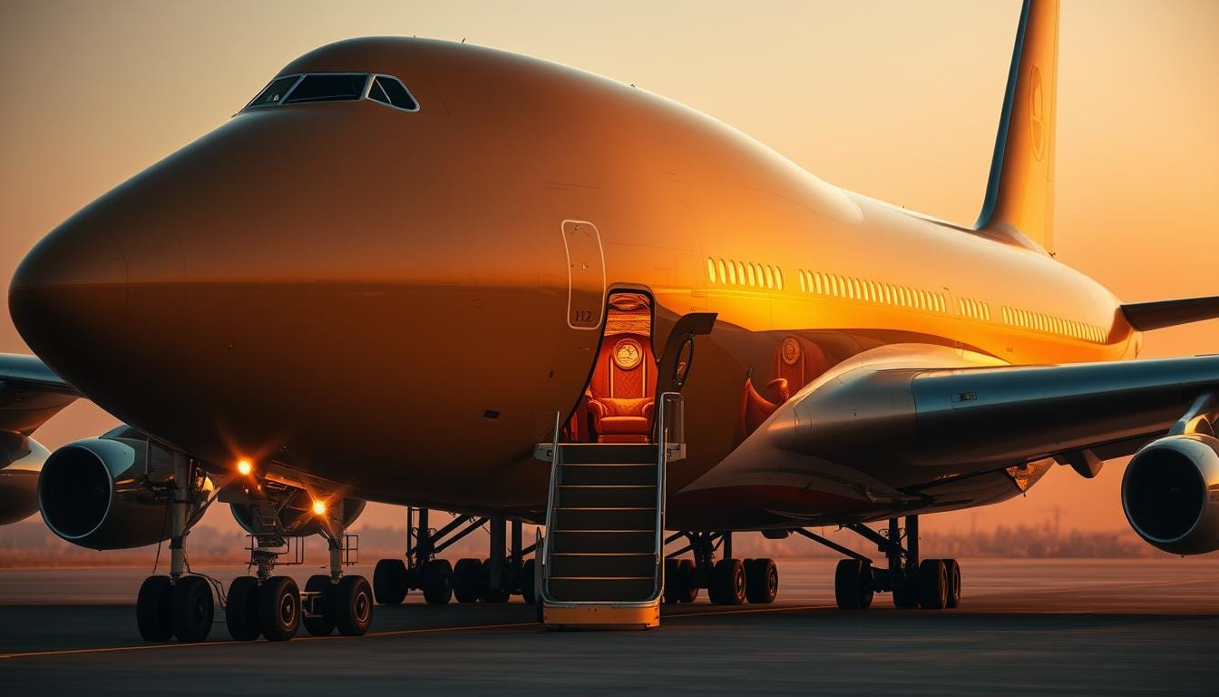 Inside the Lavish Boeing 747 Gifted to President Trump by Qatar — A Flying Palace