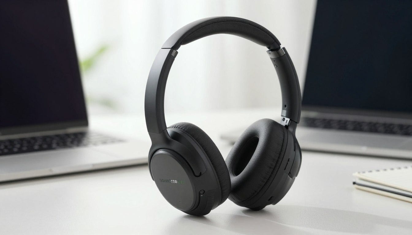 Soundcore Q20i ANC Wireless Over-Ear Headphones, Hi-Res Audio
