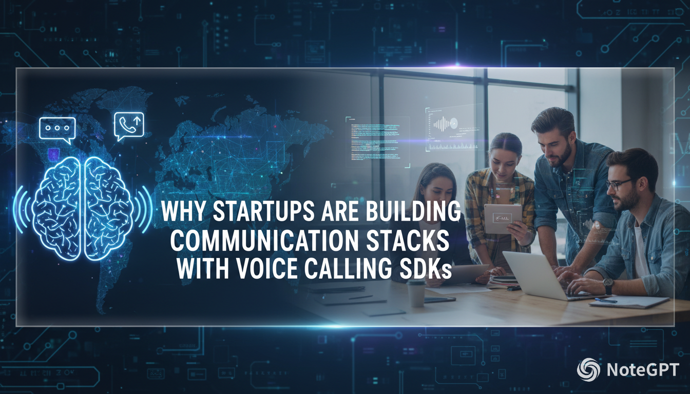 Why Startups Are Building Communication Stacks With Voice Calling SDKs