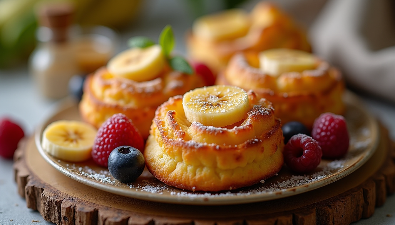 Mini Bananen Pancakes — 5 einfache Schritte zur Zubereitung