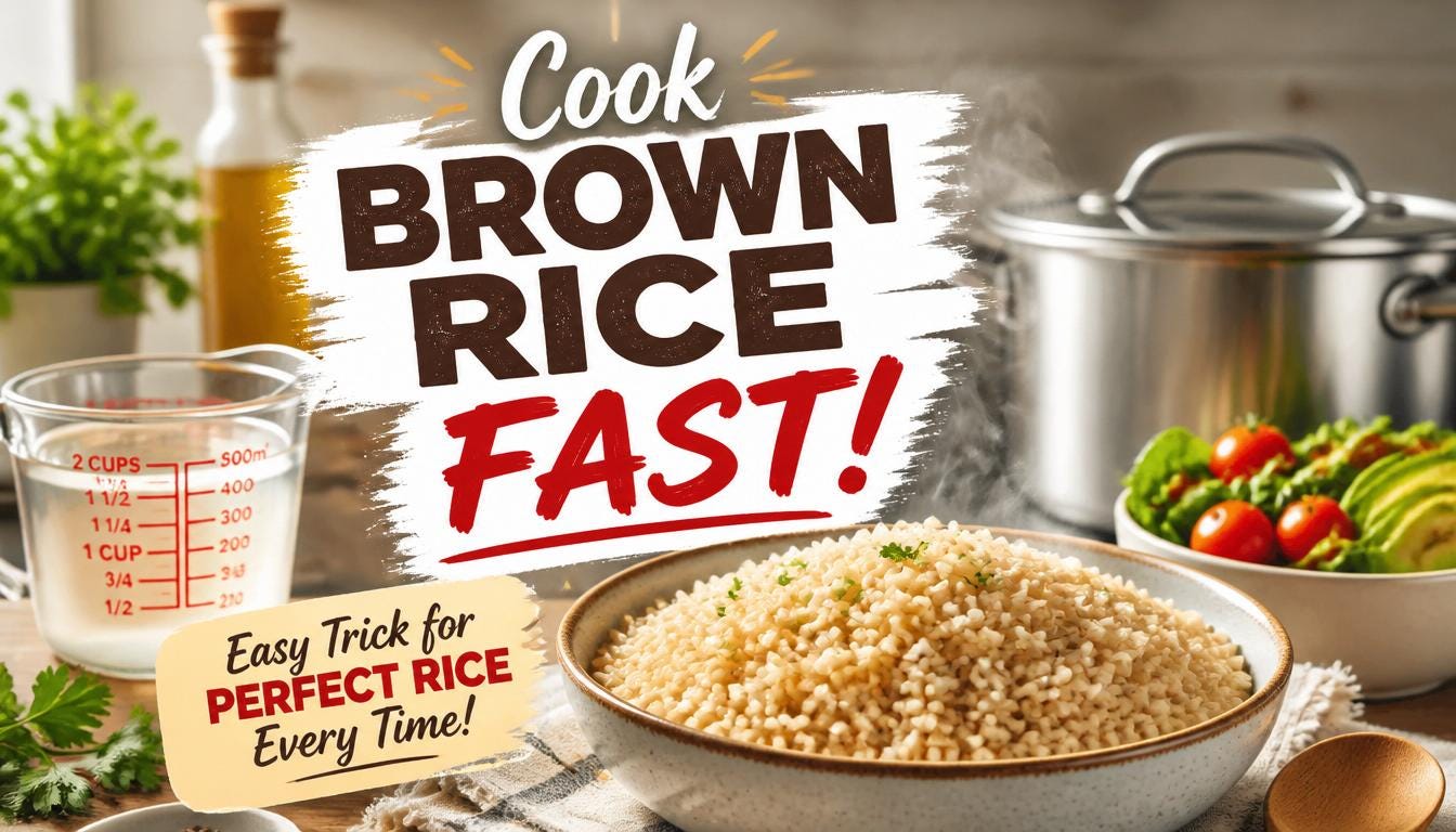 How to Cook Brown Rice Fast Without Sacrificing Flavor
