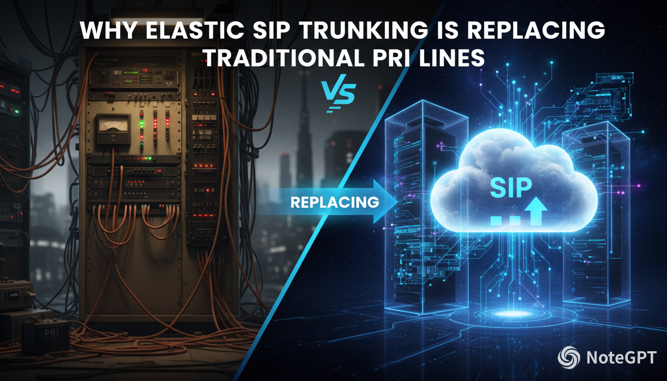 Why Elastic SIP Trunking Is Replacing Traditional PRI Lines