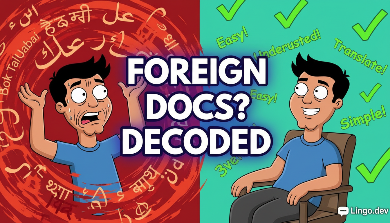I Built a Document Translator in 48 Hours. Here’s What Lingo.dev Changed.