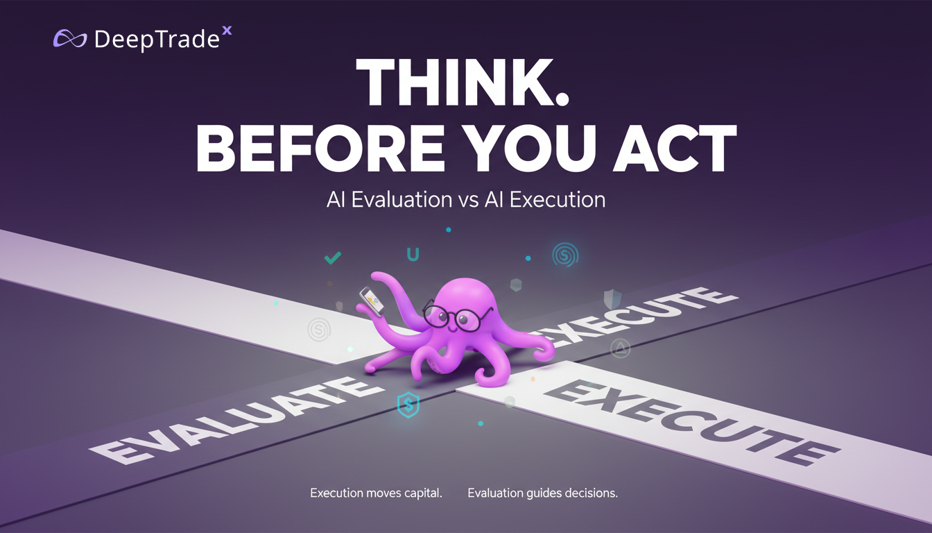 AI Evaluation vs AI Execution: Thinking Before Acting in Modern Trading Systems