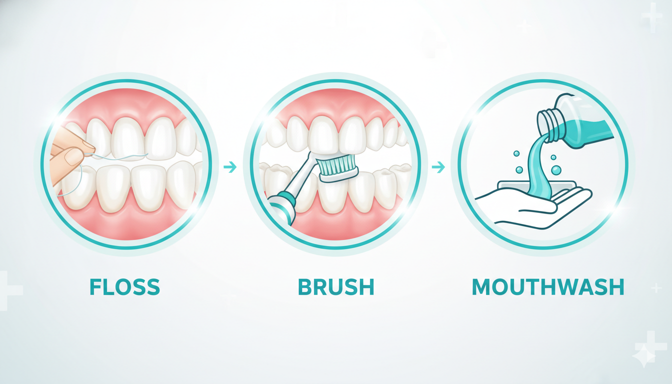 Brush First, Floss, or Mouthwash? Dentists Have Finally Stopped Arguing