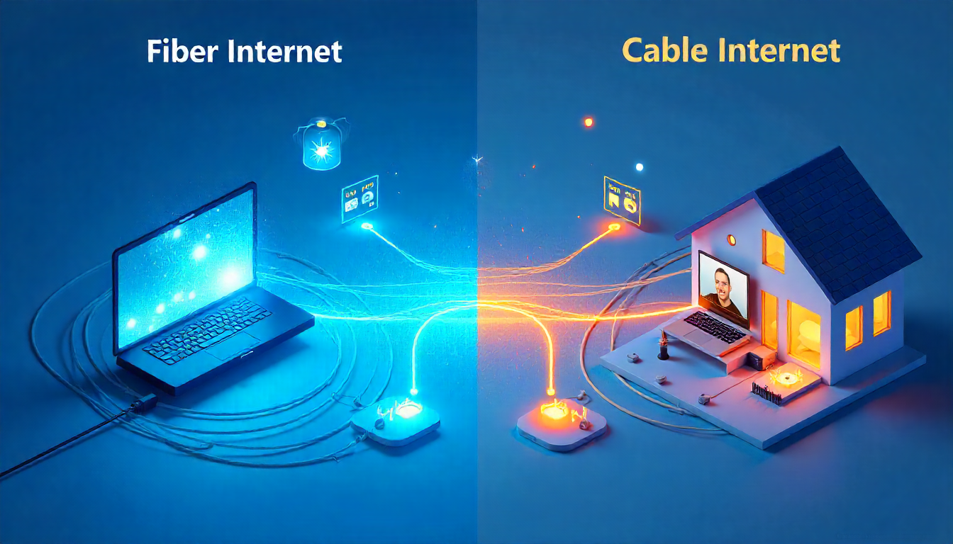 Cable vs Fiber: Choosing the Right Internet Connection for Your Needs