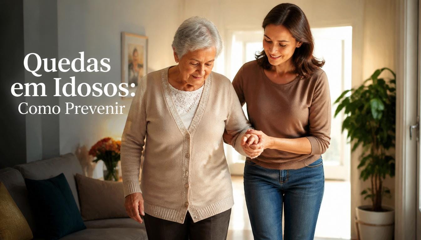 Muitas Famílias Só Percebem o Risco de Quedas em Idosos Depois do Primeiro Acidente