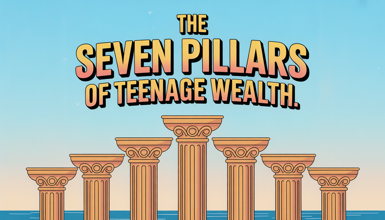 This text presents a financial plan geared towards young people aiming for wealth.