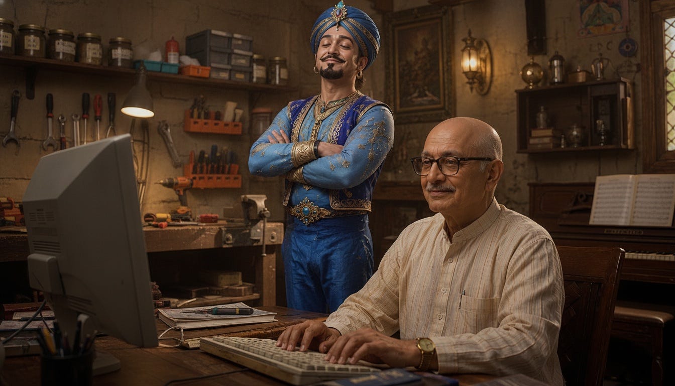 The Pesky Genie and the Manufactured Wisdom