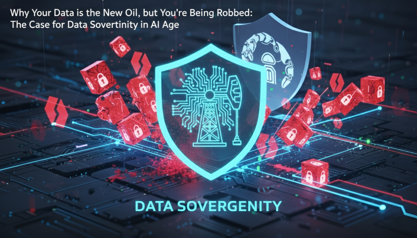 Why Your Data is the New Oil, but You’re Being Robbed: The Case for Data Sovereignty in the AI Age