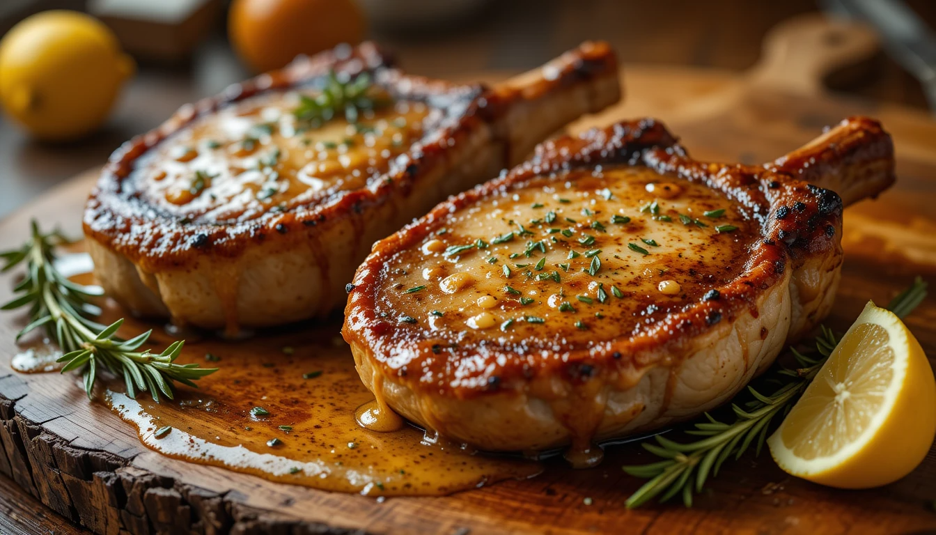 Easy Rosemary Garlic Butter Pork Chops Ready in 30 Minutes