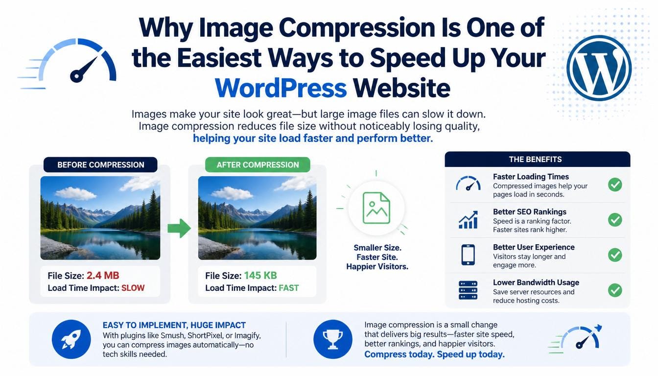 Why Image Compression Is One of the Easiest Ways to Speed Up Your WordPress Website